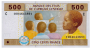 Billete Chad  África Central 500 Francs 2002 (2017) - Numisfila