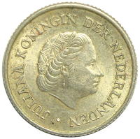 Moneda Antillas Holandesas ¼ Gulden 1954-1967 - Numisfila