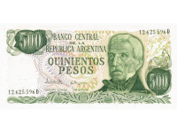 Billete Argentina 500 Pesos 1982 General Jose de San Martin - Numisfila