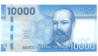 Billete Chile 10.000 Pesos 2013 Prat - Numisfila