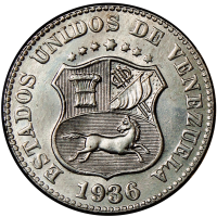 Excelente Puya Moneda 5 Céntimos 1936 - Numisfila