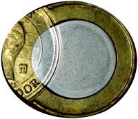 Moneda Bolívar 2007 al 2012 Falla Acuñación: Desplazada - Numisfila