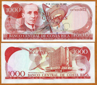 Billete Costa Rica 1000 Colones 2004 - Numisfila