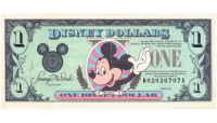 Billete Disney 1 Dólar 1990 Mickey Mouse - Numisfila