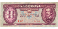 Billete Hungría 100 Forint 1968 Lajos Kossuth - Numisfila