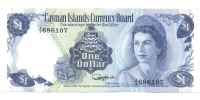 Billete Islas Cayman 1 Dólar 1985 - Numisfila