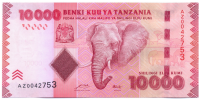 Billete Tanzania 10.000 Shillings 2011 - Numisfila