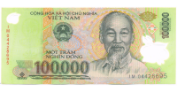 Billete Plastico Vietnam 100.000 Dong 2010 Ho Chí Minh - Numisfila