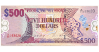 Billete Guyana 500 Dólares 2002  - Numisfila