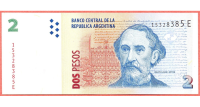 Billete Argentina 2 Pesos de 2002 - Numisfila