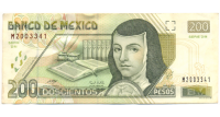 Billete Mexico 200 Pesos de 2007 Juana de Asbaje - Numisfila