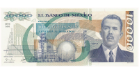 Billete Mexico 10000 Pesos 1988 Lazaro Cardenas  - Numisfila