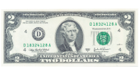 Billete E.E.U.U. 2 Dolares 2003 Thomas Jefferson - Numisfila