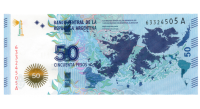 Billete Argentina 50 Pesos 2015 Islas Malvinas - Numisfila