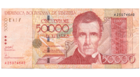 Billete 50000 Bolivares 2005 A8 - Numisfila