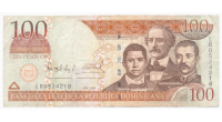 Billete Republica Dominicana 100 Pesos Oro 2004 - Numisfila