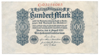 Billete Alemania Weimar 100 Mark 1922 - Numisfila