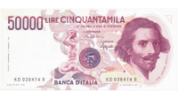 Billete Italia 50000 Lire 1984  - Numisfila