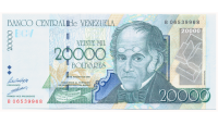 Billete 20.000 Bolívares 1998 Difícil B8 Dreial B06539968 - Numisfila