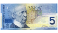 Billete Canada 5 Dolares 2002 - Numisfila