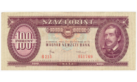 Billete Hungría 100 Forint 1984 Lajos Kossuth - Numisfila