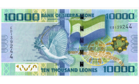 Billete Sierra Leona 10000 Leones 2010-2015 - Numisfila