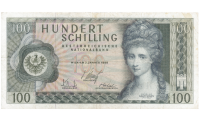 Billete Austria 100 Schilling 1969 - Numisfila