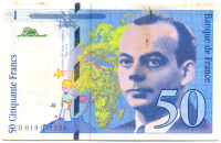 Billete Francia 50 Francs 1994 Exupery y Principito - Numisfila