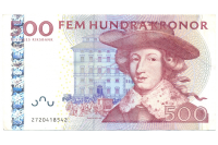 Billete Suecia 500 Kronor 2001-2002  - Numisfila