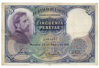 Billete España 50 Pesetas de 1931 - Numisfila