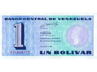 Billete 1 Bolívar - Tinoquito 1989 A8 - Numisfila
