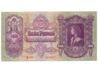 Billete Hungria 100 Pengo 1930 Rey Mattias I  - Numisfila