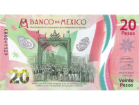 Billete Plástico Mexico 20 Pesos 2022 Conmemorativo - Numisfila