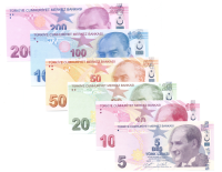 Turquia Set Completo de 6 Billetes Emisión 2020 - Numisfila