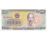 Billete Vietnam 1000 Dong 1988 Ho Chi Minh - Numisfila