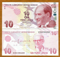Billete Turquia 10 Lira 2009 - Numisfila