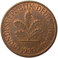 Moneda Alemania Pfennig 1987 - 1995 - Numisfila