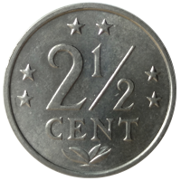 Moneda Antillas Holandesas 2 ½ Cents 1981 - Numisfila
