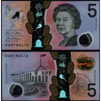 Billete Plastico Australia 5 Dolares 2016 Isabel II - Numisfila