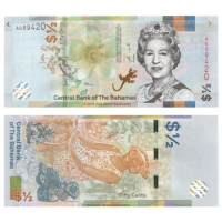 Billete Bahamas ½ Dolar 2019 - Numisfila