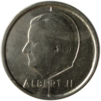 Moneda Belgica 1 Franc 1996 - 98 - Numisfila