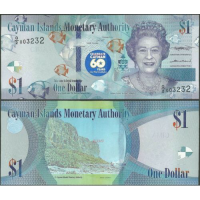 Billete Islas Cayman 1 Dolar 2018 Isabel II - Numisfila
