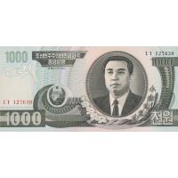 Billete Corea del Norte 1000 Won 2006 Kim Il-sung - Numisfila