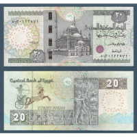 Billete Egipto 20 Pounds 2016 - Numisfila