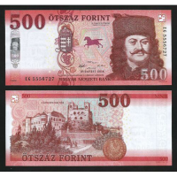 Billete Hungría 500 Forint 2018 (2019) - Numisfila