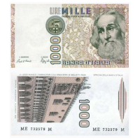 Billete Italia 1000 Lire 1982 - Numisfila
