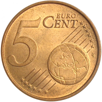 Moneda Italia 5 Centavos de Euro 2002 - Numisfila