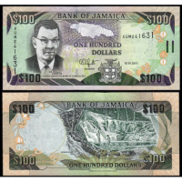 Billete Jamaica 100 Dolares 2011 - Numisfila