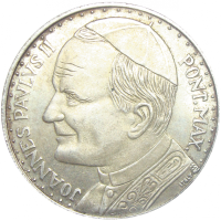 Medalla Papa Juan Pablo II, Escudo Vaticano - Numisfila