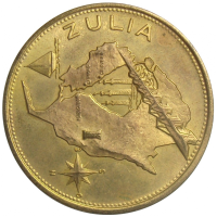 Zulia Medalla Estados de Venezuela 9 Dineros Italcambio - Numisfila